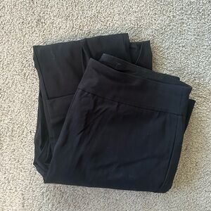Black Dress Pants with Smooth Texture